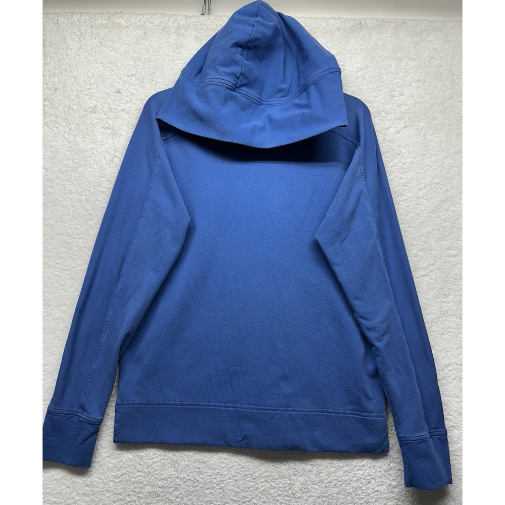 Peruvian Connection Womens Size XS Blue Long Sleeve Pullover Hoodie (U7)